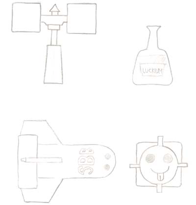 Power-ups and Items concepts.